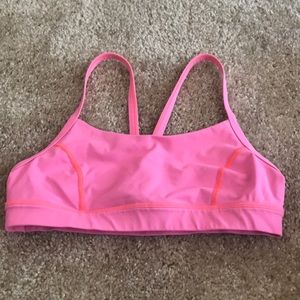 Pink Lululemon Sports Bra